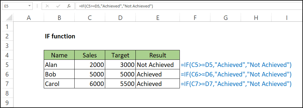 if-function-in-excel