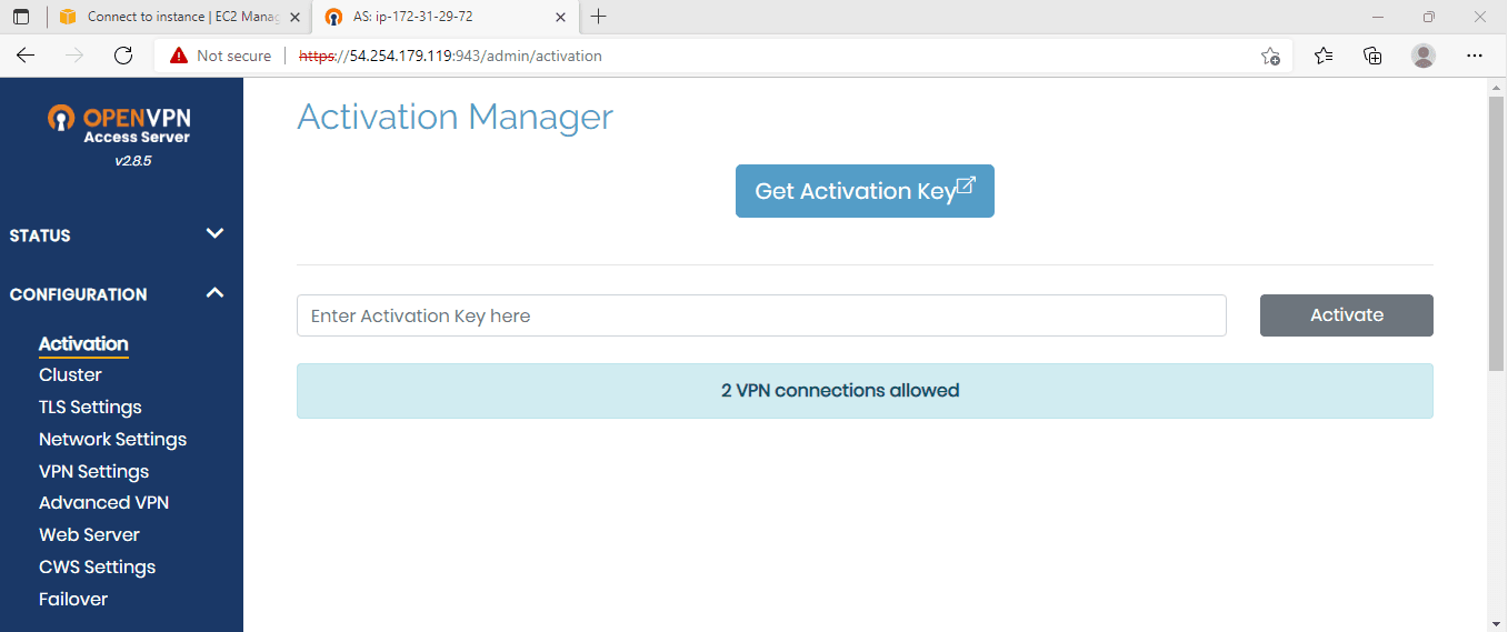 openvpn-admin-page-after-login