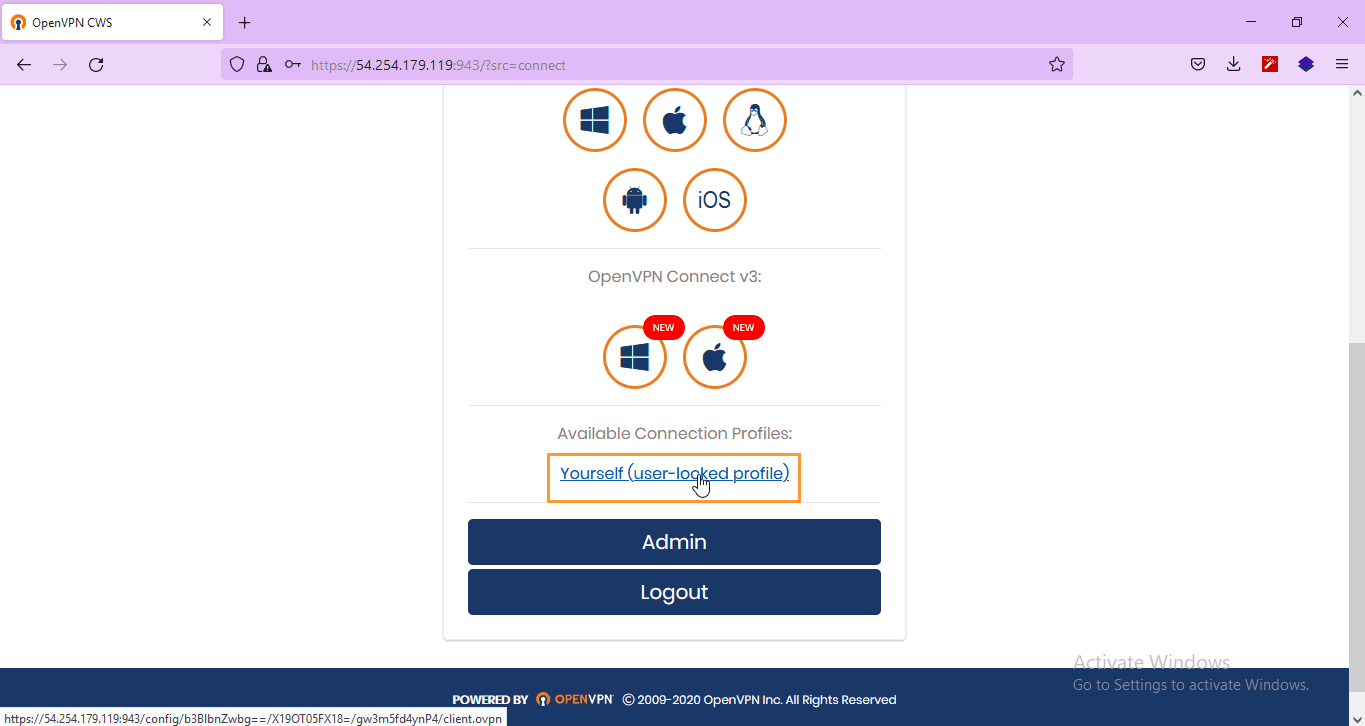 openvpn-client-download-profile