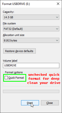 uncheck-quick-format