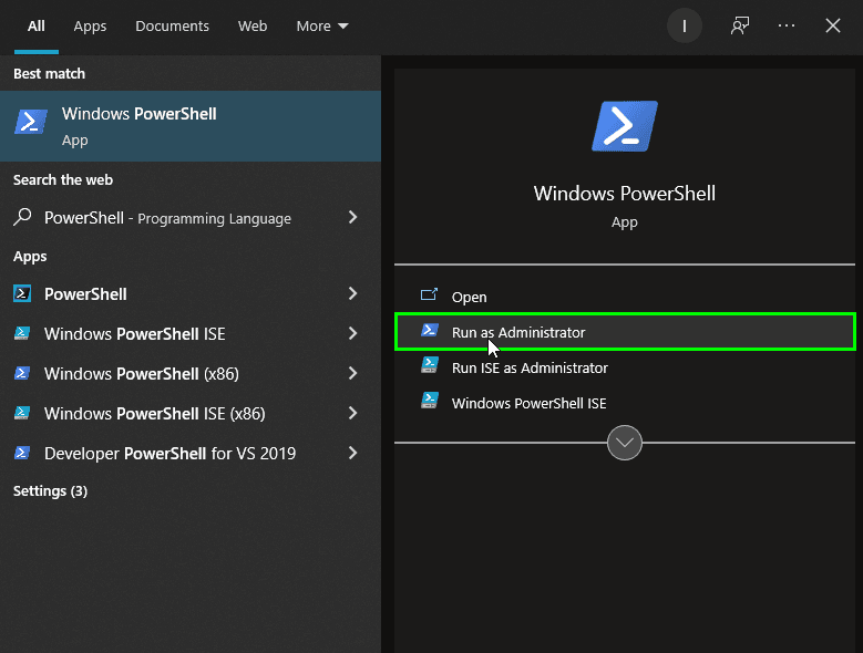 open-powershell-as-administrator